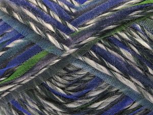 Fiber Content 50% Polyamide, 25% Acrylic, 25% Wool, Purple, Brand Ice Yarns, Grey, Green, Cream, Blue, Yarn Thickness 5 Bulky Chunky, Craft, Rug, fnt2-80364