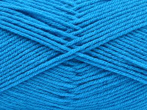 Fiber Content 100% Acrylic, Turquoise, Brand Ice Yarns, Yarn Thickness 3 Light  DK, Light, Worsted, fnt2-80398 