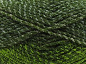Fiber Content 100% Acrylic, Brand Ice Yarns, Green Shades, fnt2-80408