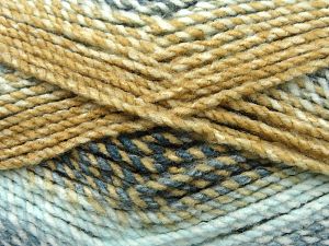 Fiber Content 100% Acrylic, Brand Ice Yarns, Camel, Blue Shades, fnt2-80410
