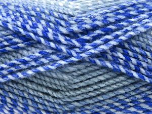 Fiber Content 100% Acrylic, Brand Ice Yarns, Blue Shades, fnt2-80411