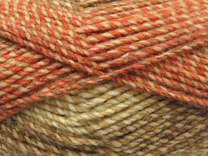 Fiber Content 100% Acrylic, Salmon Shades, Brand Ice Yarns, Cream, Brown Shades, fnt2-80413