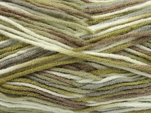 Fiber Content 100% Acrylic, White, Light Grey, Khaki Shades, Brand Ice Yarns, Camel, Yarn Thickness 4 Medium  Worsted, Afghan, Aran, fnt2-80440 