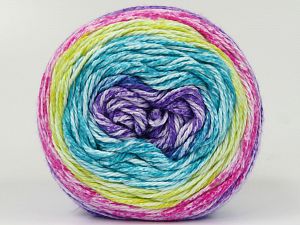 Fiber Content 100% Cotton, Yellow, White, Turquoise, Pink, Lilac, Brand Ice Yarns, Yarn Thickness 3 Light  DK, Light, Worsted, fnt2-80476