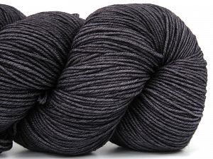 Fiber Content 100% Superwash Extrafine Merino Wool, Brand Ice Yarns, Anthracite Black, Yarn Thickness 2 Fine  Sport, Baby, fnt2-80500 