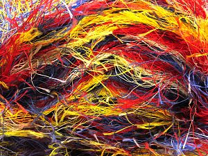 Fiber Content 100% Polyester, Rainbow, Brand Ice Yarns, Yarn Thickness 6 SuperBulky  Bulky, Roving, fnt2-80533 
