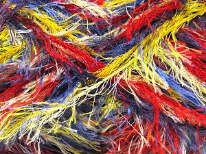 Fiber Content 100% Polyester, Rainbow, Brand Ice Yarns, Yarn Thickness 5 Bulky Chunky, Craft, Rug, fnt2-80536