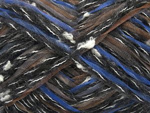 Fiber Content 50% Polyamide, 35% Acrylic, 15% Polyester, White, Brand Ice Yarns, Grey, Brown, Blue, Black, Yarn Thickness 5 Bulky Chunky, Craft, Rug, fnt2-80540