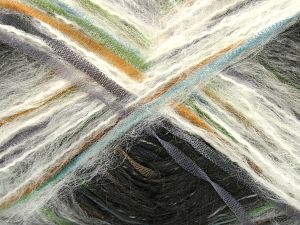 Fiber Content 8% Wool, 50% Polyamide, 30% Acrylic, 12% Polyester, White, Brand Ice Yarns, Grey, Green Shades, Gold, Brown, Black, Yarn Thickness 5 Bulky Chunky, Craft, Rug, fnt2-80545