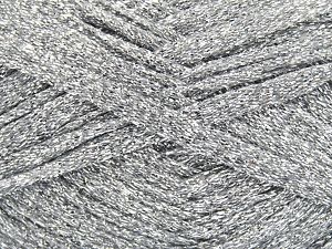 Fiber Content 100% Metallic Lurex, Silver, Brand Ice Yarns, Yarn Thickness 6 SuperBulky Bulky, Roving, fnt2-80549