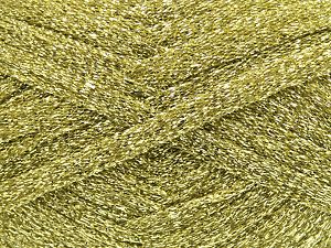 Fiber Content 100% Metallic Lurex, Brand Ice Yarns, Gold, Yarn Thickness 6 SuperBulky Bulky, Roving, fnt2-80552