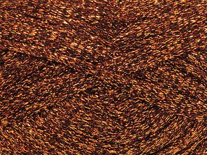 Fiber Content 100% Metallic Lurex, Brand Ice Yarns, Copper, Yarn Thickness 6 SuperBulky  Bulky, Roving, fnt2-80554 
