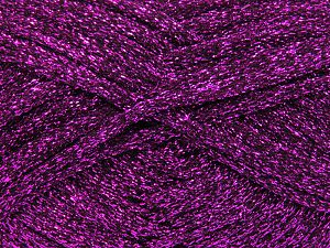Fiber Content 100% Metallic Lurex, Brand Ice Yarns, Fuchsia, Yarn Thickness 6 SuperBulky Bulky, Roving, fnt2-80560