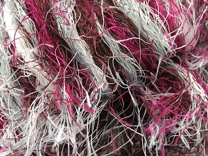 Fiber Content 100% Polyester, Light Grey, Brand Ice Yarns, Burgundy, Brown, Yarn Thickness 6 SuperBulky  Bulky, Roving, fnt2-80619