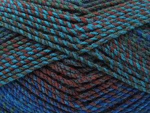 Fiber Content 100% Acrylic, Turquoise, Brand Ice Yarns, Green, Copper, Blue, fnt2-80622