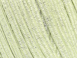 Fiber Content 84% Polyester, 16% Metallic Lurex, Silver, Brand Ice Yarns, Dark Cream, Yarn Thickness 5 Bulky  Chunky, Craft, Rug, fnt2-80628 