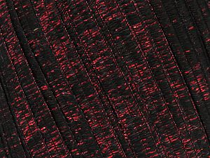 Fiber Content 84% Polyester, 16% Metallic Lurex, Red, Brand Ice Yarns, Black, fnt2-80631 