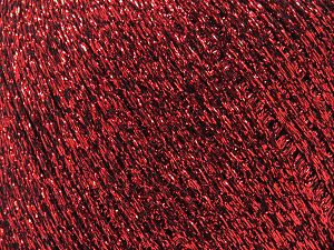 Fiber Content 60% Metallic Lurex, 40% Polyamide, Red, Brand Ice Yarns, Yarn Thickness 1 SuperFine Sock, Fingering, Baby, fnt2-80712