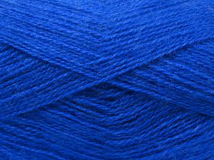 Fiber Content 75% Premium Acrylic, 15% Wool, 10% Mohair, Saxe Blue, Brand Ice Yarns, fnt2-80810
