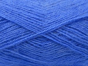 Fiber Content 75% Premium Acrylic, 15% Wool, 10% Mohair, Light Blue, Brand Ice Yarns, fnt2-80811