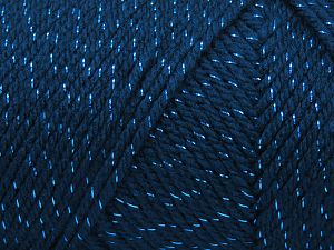 Machine washable. Fiber Content 90% Acrylic, 10% Metallic Lurex, Teal, Brand Ice Yarns, fnt2-80844