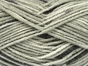 Fiber Content 100% Acrylic, Brand Ice Yarns, Grey Shades, Yarn Thickness 4 Medium  Worsted, Afghan, Aran, fnt2-80851