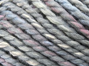 Fiber Content 95% Acrylic, 5% Wool, Pink, Brand Ice Yarns, Grey, Cream, Blue, Yarn Thickness 6 SuperBulky  Bulky, Roving, fnt2-80887 