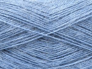 Fiber Content 75% Premium Acrylic, 15% Wool, 10% Mohair, Light Jeans Blue, Brand Ice Yarns, fnt2-80890