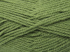 Worsted  Fiber Content 100% Acrylic, Military Green, Brand Ice Yarns, fnt2-81056 