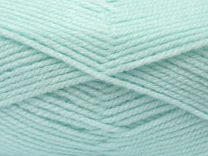 Worsted  Fiber Content 100% Acrylic, Mint Green, Brand Ice Yarns, fnt2-81059 
