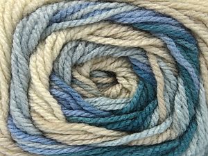 Fiber Content 100% Acrylic, Turquoise Shades, Brand Ice Yarns, Cream Shades, fnt2-81066