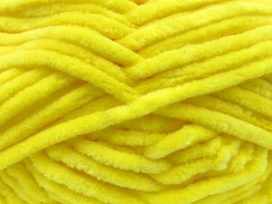Fiber Content 100% Micro Fiber, Neon Yellow, Brand Ice Yarns, Yarn Thickness 4 Medium  Worsted, Afghan, Aran, fnt2-81094 