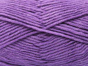 Fiber Content 60% Cotton, 40% Premium Acrylic, Purple, Brand Ice Yarns, Yarn Thickness 3 Light DK, Light, Worsted, fnt2-81126