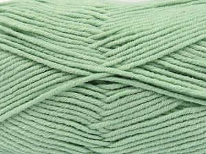 Fiber Content 60% Cotton, 40% Premium Acrylic, Mint Green, Brand Ice Yarns, Yarn Thickness 2 Fine Sport, Baby, fnt2-81142
