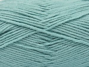 Fiber Content 60% Cotton, 40% Premium Acrylic, Light Ocean Green, Brand Ice Yarns, Yarn Thickness 2 Fine Sport, Baby, fnt2-81144