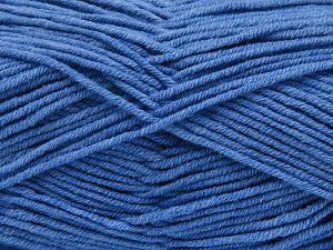 Fiber Content 60% Cotton, 40% Premium Acrylic, Brand Ice Yarns, Blue, Yarn Thickness 2 Fine Sport, Baby, fnt2-81147