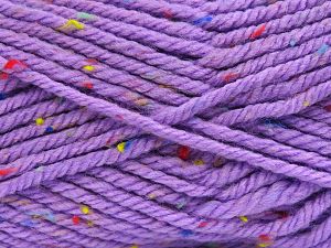 Fiber Content 72% Acrylic, 3% Viscose, 25% Wool, Lilac, Brand Ice Yarns, fnt2-81207 