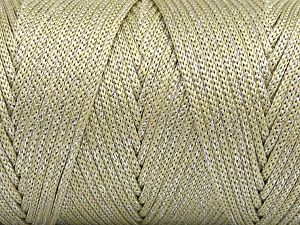 Fiber Content 87% Polyester, 13% Metallic Lurex, Silver, Milky Brown, Brand Ice Yarns, fnt2-81228