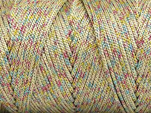 Fiber Content 87% Polyester, 13% Metallic Lurex, Light Camel, Irridescent, Brand Ice Yarns, fnt2-81232 