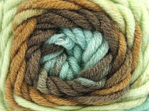 Fiber Content 75% Acrylic, 25% Wool, Brand Ice Yarns, Green Shades, Brown Shades, fnt2-81244