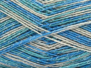 Fiber Content 80% Acrylic, 20% Metallic Lurex, Turquoise, Light Camel, Brand Ice Yarns, Green, fnt2-81253