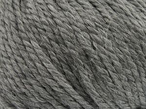 Fiber Content 40% Acrylic, 35% Wool, 25% Alpaca, Light Grey, Brand Ice Yarns, fnt2-81328