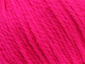 Fiber Content 40% Acrylic, 35% Wool, 25% Alpaca, Neon Pink, Brand Ice Yarns, fnt2-81331