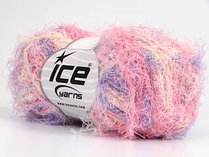 Fiber Content 40% Viscose, 30% Polyamide, 30% Wool, Pink, Lilac, Light Salmon, Brand Ice Yarns, fnt2-81355 
