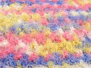 Fiber Content 40% Viscose, 30% Wool, 30% Polyamide, Yellow, Salmon, Pink, Brand Ice Yarns, Blue, Yarn Thickness 5 Bulky  Chunky, Craft, Rug, fnt2-81366