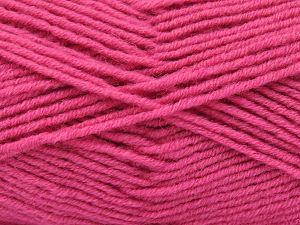 Fiber Content 50% Acrylic, 50% Wool, Brand Ice Yarns, Candy Pink, fnt2-81418 