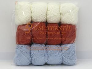 Amigurumi Cotton Yarns In this list; you see most recent 50 mixed lots. <br> To see all <a href=&amp/mixed_lots/o/4#list&amp>CLICK HERE</a> (Old ones have much better deals)<hr> Fiber Content 50% Acrylic, 50% Cotton, Brand Ice Yarns, fnt2-81424