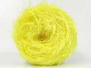 Fiber Content 100% Polyester, Light Yellow, Brand Ice Yarns, Yarn Thickness 5 Bulky  Chunky, Craft, Rug, fnt2-81449 