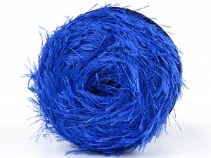 Fiber Content 100% Polyester, Brand Ice Yarns, Blue, Yarn Thickness 5 Bulky Chunky, Craft, Rug, fnt2-81451