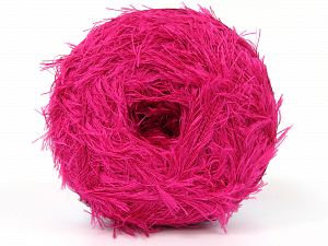 Fiber Content 100% Polyester, Brand Ice Yarns, Fuchsia, Yarn Thickness 5 Bulky Chunky, Craft, Rug, fnt2-81459